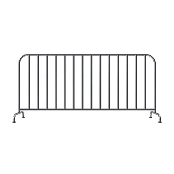 crowd control barricades are made of high-quality, durable materials such as plastic and steel